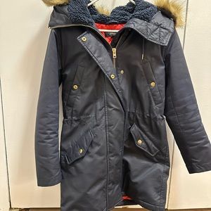 J Crew Women’s winter jacket in navy and xxs
